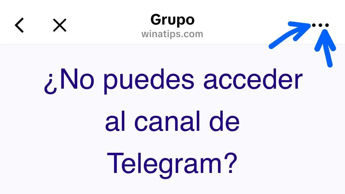 Paso 1: Toca los 3 puntos
